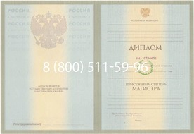 Диплом магистра 2003-2009 годов