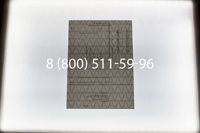 Купить Аттестат за 11 класс 1994-2006 годов в Саратове