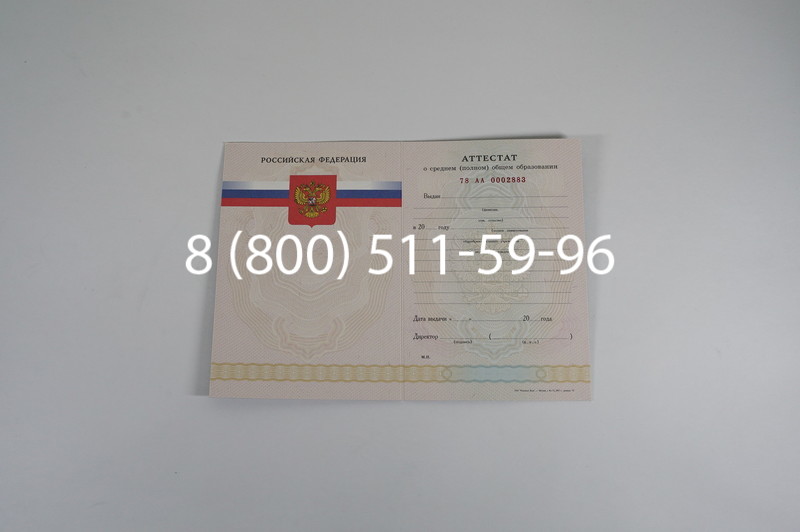 Заказать Аттестат за 11 класс 2007-2010 годов в Саратове