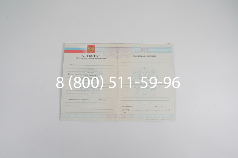 Купить Аттестат за 9 класс 2007-2010 годов в Саратове