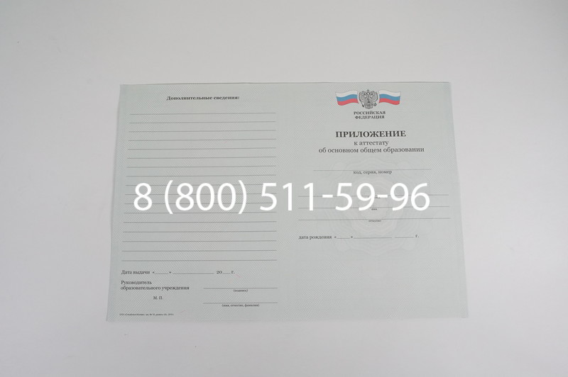 Аттестат за 9 класс 2011-2013 годов в Саратове