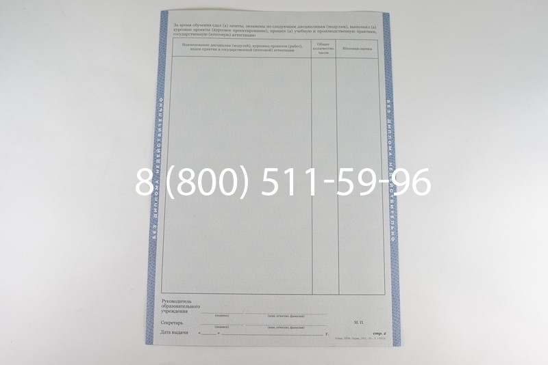 Диплом колледжа 2011-2013 годов в Саратове