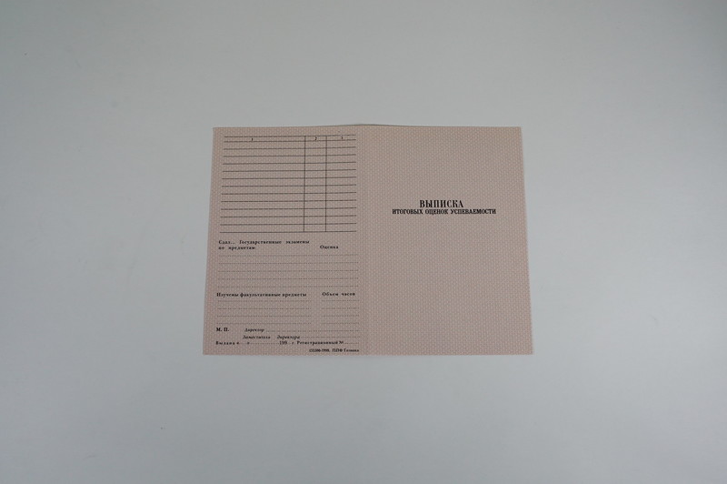 Диплом о начальном образовании 1995-2006 годов в Саратове