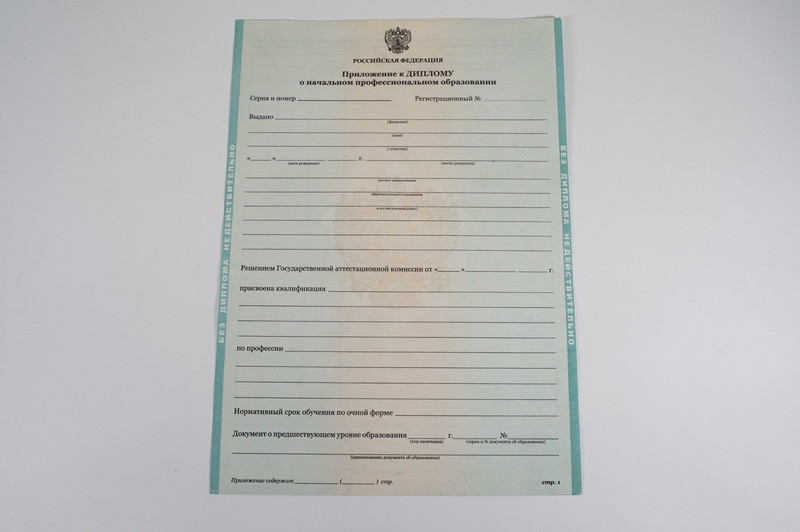 Диплом о начальном образовании  2010-2026 годов в Саратове