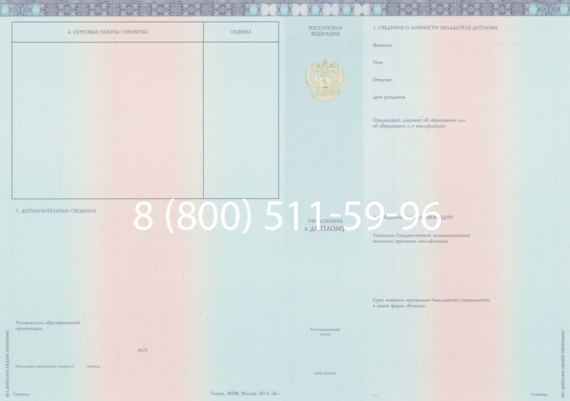 Заказать Диплом специалиста 2014-2026 года в Саратове