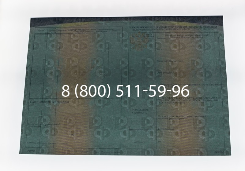 Диплом колледжа (Спецбланк) 2014-2026 года в Саратове